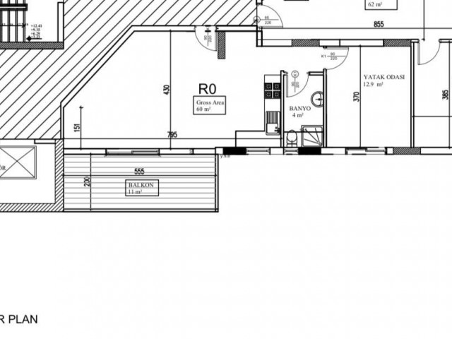 1+1 Wohnung zum Verkauf in einem beliebten Wohngebiet in der Gegend von Iskele Long Beach