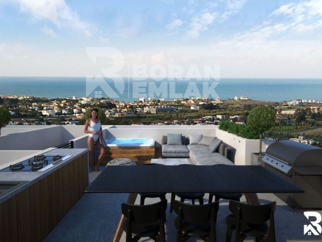 1 +1 and 2+1 Apartments For Sale in Kyrenia Karsiyaka  