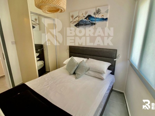 2+1 Fully Furnished Apartment With A Hot tub For Rent In Karakum, Girne 