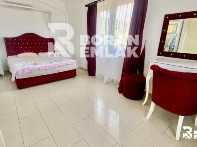 4+1 voll möblierte Villa mit Pool zu vermieten in Esentepe, Kyrenia