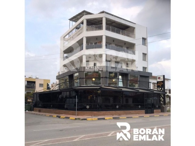 Complete Building for Sale on the Main Street in Lefkosa Yenisehir, Workplace and 12 Floor Permitted