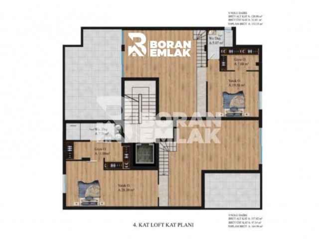 Opportunity 3+1 Flats for Sale in Kyrenia Center at the Completion Stage