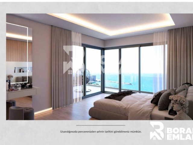 A Magnificent Residence Project in Kyrenia Center, Next to the Sea! 2+1 Flats For Sale