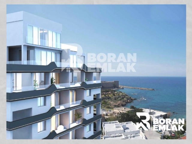 A Magnificent Residence Project in Kyrenia Center, Next to the Sea! 2+1 Flats For Sale