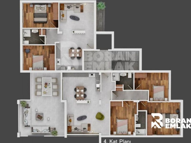 New 2+1 Flats for Sale in Nicosia Kizilbas (Delivered September 2024)