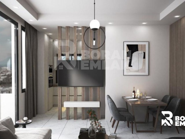 آپارتمان 2+1 با شوهر ترک با مجوز تجاری برای فروش در نیکوزیا ینی شهیر