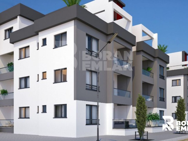 2+1 Wohnungen mit türkischem Wohnraum zum Verkauf in Kaymaklı, Nikosia