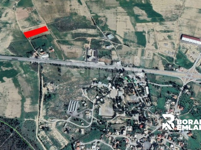 6 Acres of Land with Two-Way Official Road for Sale in Aslanköy