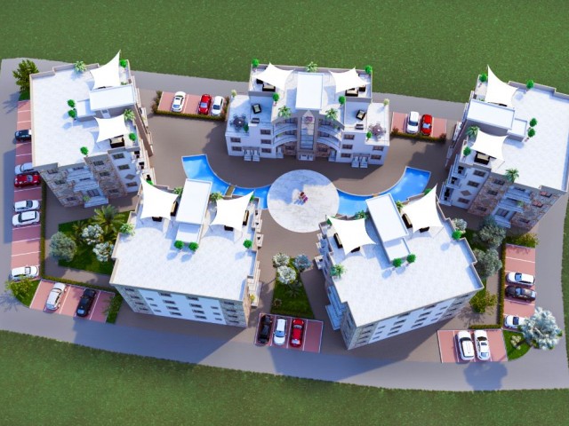 ALSANCAK MELIS SITE APARTMENTS FOR SALE 2+1 ** 