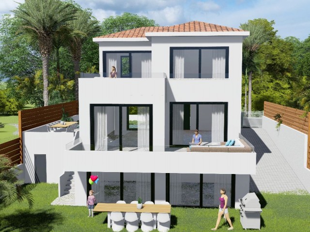 Panoramik Manzaralı Satılık Triplex Villa 