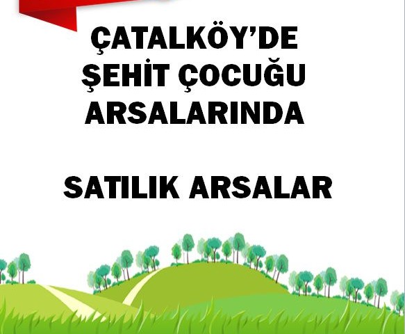 Girne Çatalköy'de Villalalik Arsa