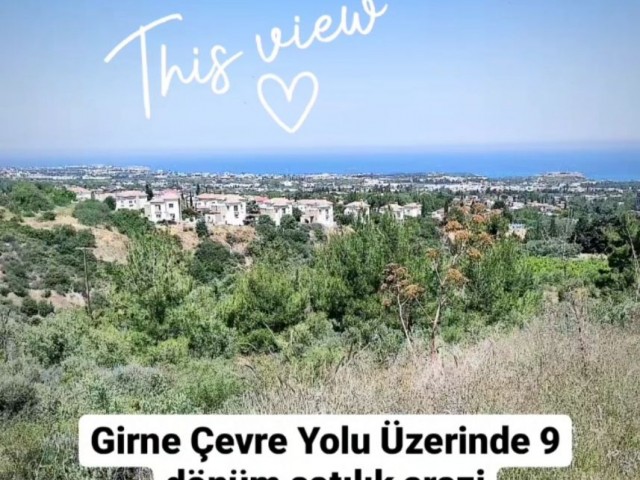 Girne Çevre Yolu Üzerinde eşdeğer arazi