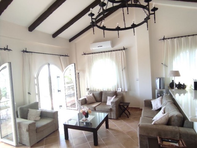 A Fully Furnished Villa Made in Turkish That Cannot Be Interrupted in an Olive Grove ** 