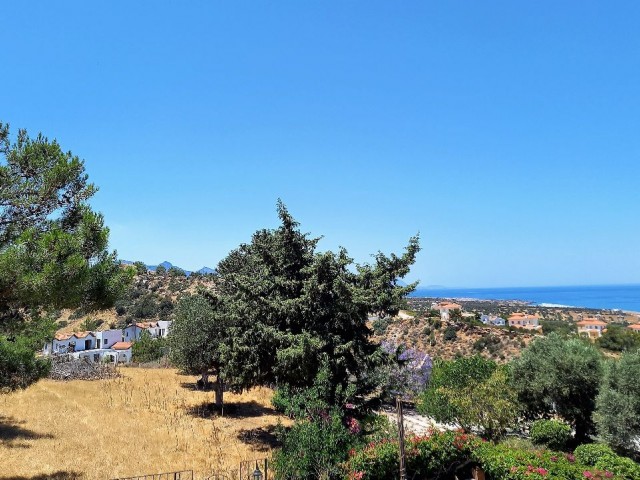 Sea view plot in Esentepe -  Sea , mountain & hills views yet near to village ,  restaurants & ammenities