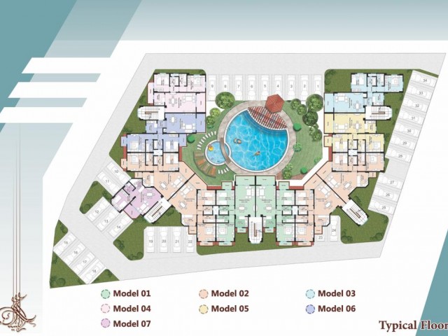 Продажа квартиры 2 + 1 в Кирении, район Алсанджак (в стадии строительства) ** 