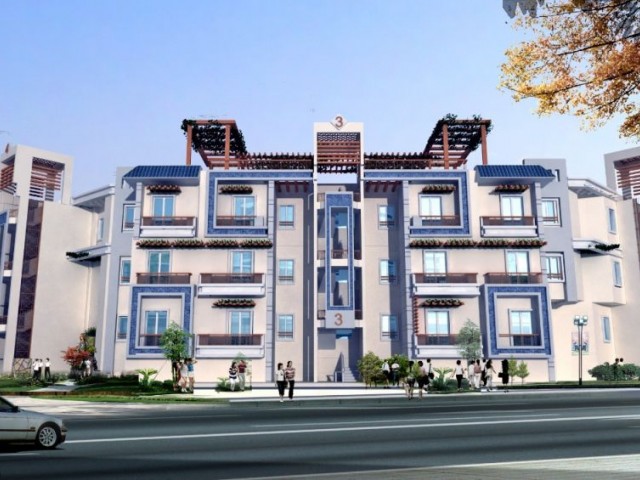 2 +1 Apartments for sale in Kyrenia Alsancak district(Under construction) ** 