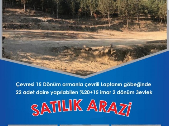 Girne Lapta'da satılık Arsa