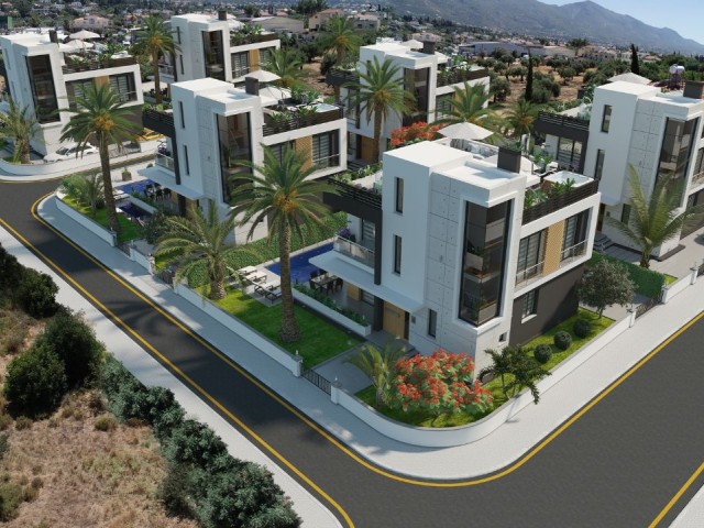 4+1 Villa zum Verkauf in Kyrenia Chatalköy (im Bau) ** 