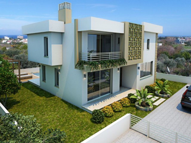 4 + 1 Villas for sale in Kyrenia Karaoglanoglu ** 