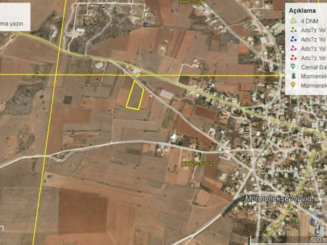 LAND FOR SALE IN MORMENEKSE REGION IN GAZİMAĞUSA