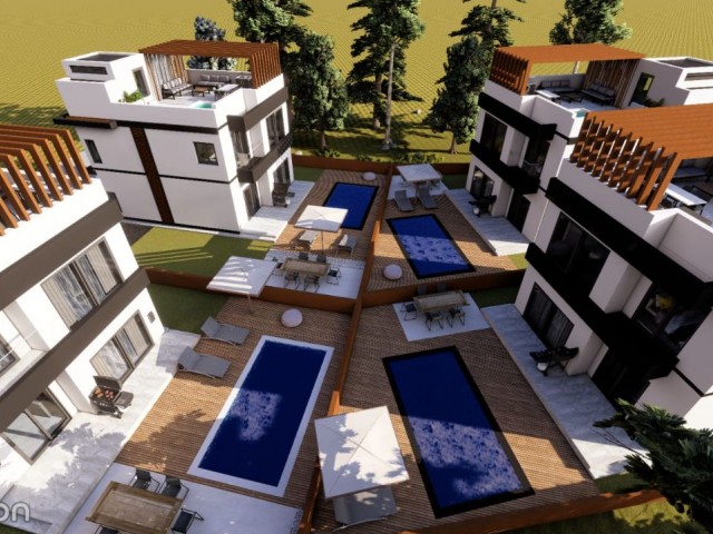 BRAND NEW 3+1 VILLA PROJECT IN FAMAGUSTA YENİBOĞAZİÇİ AREA