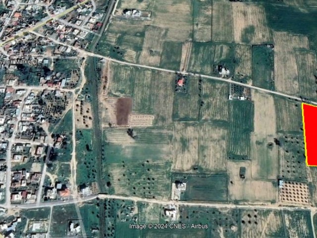 6866 M2 LAND OPEN FOR CONSTRUCTION FOR SALE IN FAMAGUSTA VALLEY AREA QUALIFIED FIELD