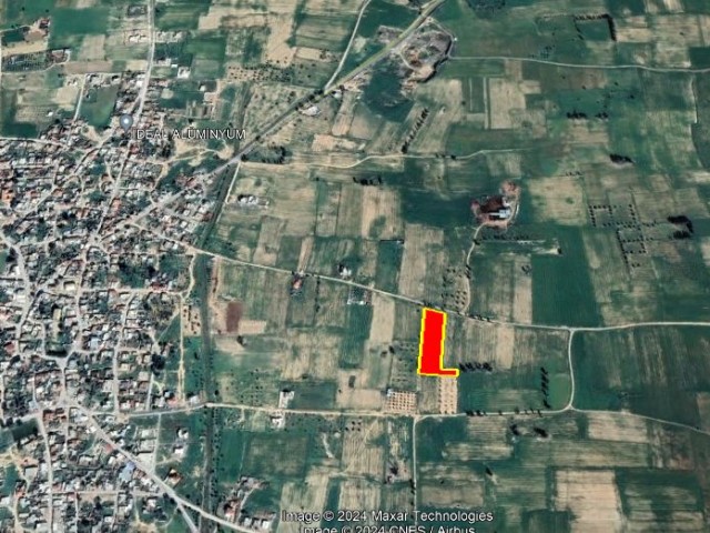 6866 M2 LAND OPEN FOR CONSTRUCTION FOR SALE IN FAMAGUSTA VALLEY AREA QUALIFIED FIELD