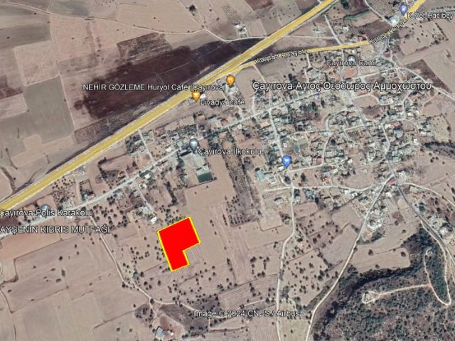 QUALIFIED LAND FOR SALE IN İSKELE ÇAYIROVA REGION, 6 DECLARES OF 2 EVLEK FIELDS