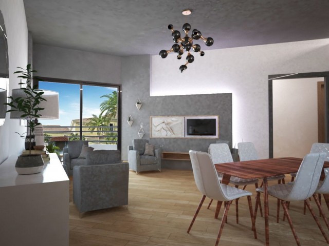 Luxury 1+1 and 2+1 flats for sale in Alsancak, Girne