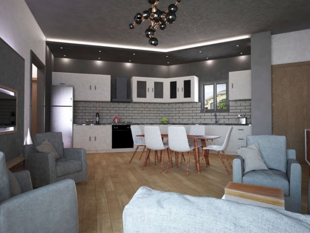 Luxury 1+1 and 2+1 flats for sale in Alsancak, Girne