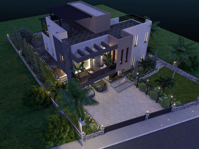 4+1 Villa Zum Verkauf In Kyrenia Alsancak ** 