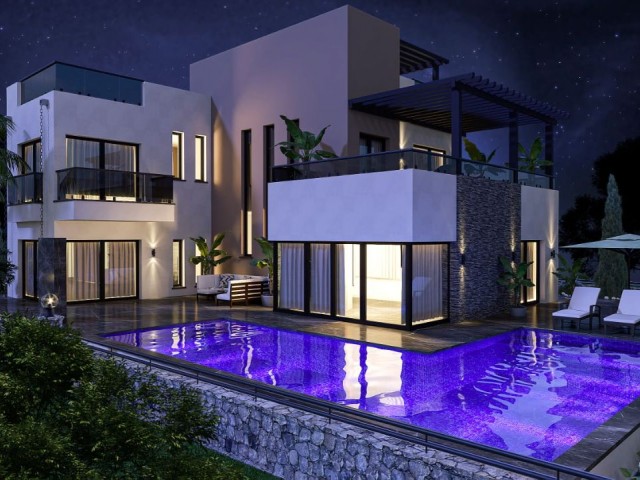 4+ 1 Villas for Sale in Kyrenia Alsancak ** 