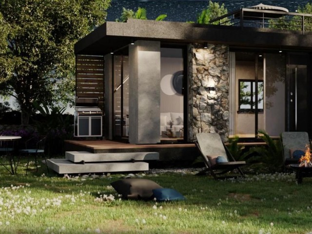 Lefkoşa Türkeli 2+1 Bahçeli Satılık Tiny House 