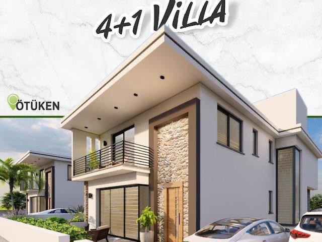 İSKELE/ÖTÜKEN 4+1 VILLA ZU VERKAUFEN