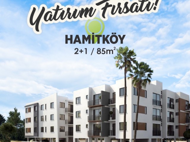 2+1 FLAT FOR SALE WITH LAUNCH PRICE / HAMİTKÖY.