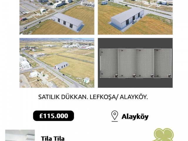 SATILIK DÜKKAN. LEFKOŞA/ ALAYKÖY. 