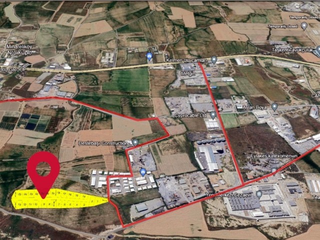 LAND FOR SALE. WAREHOUSE/ COMMERCIAL/ OFFICE. NICOSIA/ HASPOLAT.