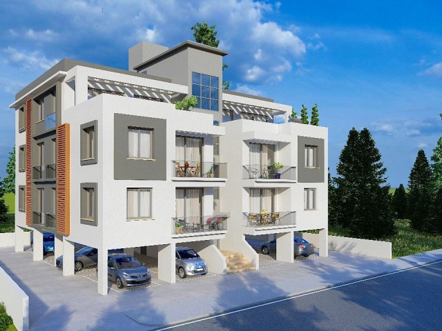 Unsere 2+1 Penthouse-Wohnungen in der Gegend von Kucuk Kaymakli werden nach 14 Monaten geliefert!
