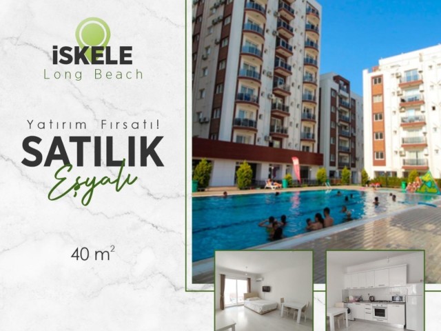 OPPORTUNITY FOR SALE FLAT / 1+0 / İSKELE/ LONG BEACH