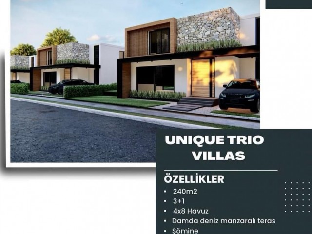 Unique trio villas in the rising value pier area 🏡