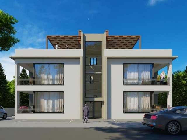 3+1 Flats at the Entrance of Hamitköy with Garden and Terrace Options