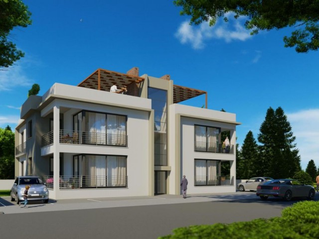 3+1 Flats at the Entrance of Hamitköy with Garden and Terrace Options