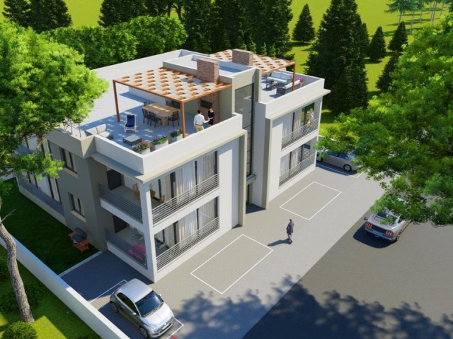 3+1 Flats at the Entrance of Hamitköy with Garden and Terrace Options