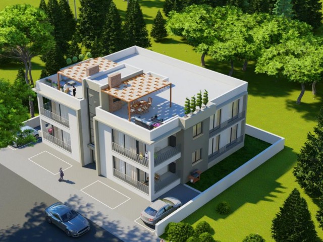 3+1 Flats at the Entrance of Hamitköy with Garden and Terrace Options