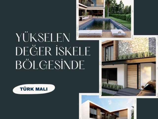 3 türkische Villen mit privatem Pool in Iskele stehen zu Einführungspreisen zum Verkauf
