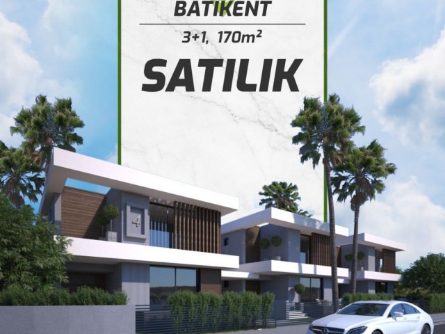 Batıkentte 3+1 Lüks Villalar Satışta 🏠 Sadece 3 adet proje aşamasında olan villalarımızda yerinizi a