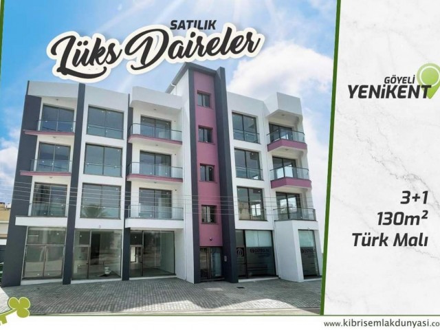 Lefkoşa Yenikent de yeni bitmiş geniş daireler 