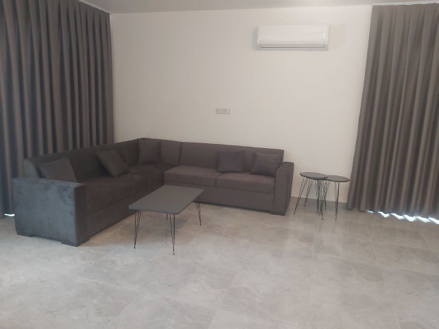 No more crowded apartments!! 2+1 fully furnished flat with ground floor garden for rent in Aşıklar Hill, the most decent area of Gönyeli