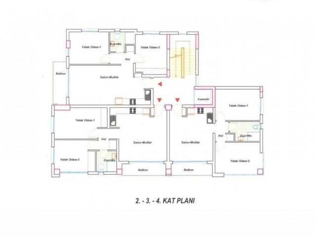 Kuzey Kıbrıs - Lefkoşa Yeni Şehir Satılık Apartman Dairesi