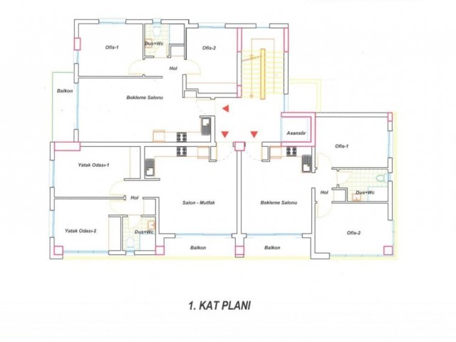 Kuzey Kıbrıs - Lefkoşa Yeni Şehir Satılık Apartman Dairesi